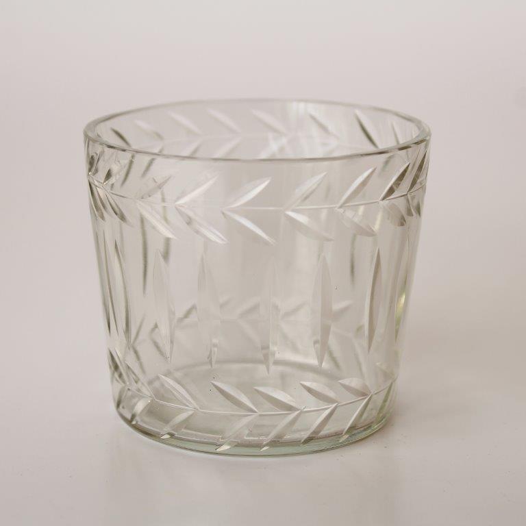 Extra Small Glass Tea Light Candle Holder